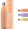 FLSK Trinkflasche – Premium Edelstahl Thermosflasche – 100 % auslaufsicher & kohlensäuregeeignet – hält 24 h kalt & 18 h heiß – BPA-frei (peach, 750 ml)