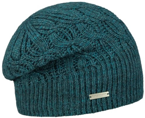 Seeberger Landesta Headsock Beanie Damenmütze Wintermütze Strickmütze Damen - mit Futter Herbst-Winter Winter