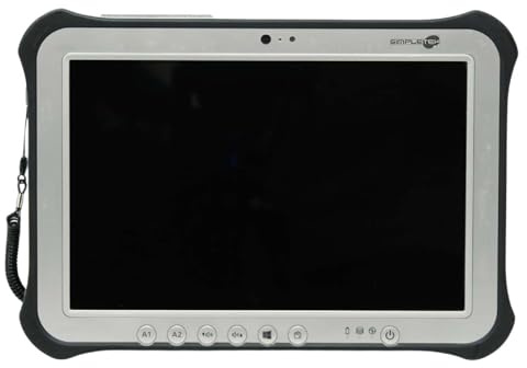 SIMPLETEK - Touchpad Tablet Rugged 10 1920x1200 IPS i5 8GB RAM 120GB SSD Multi Touch IP65 MIL-STD-810G 461F Windows 11 Pro Industrial (Generalüberholt)