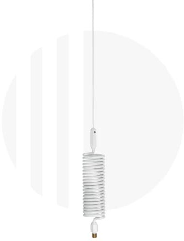 Mini Tornado Stinger CB Radio Antenna, Multi-Colour Options (White)