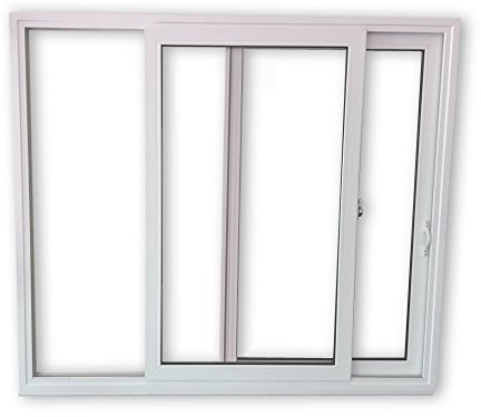 Schiebefenster SFS - 2-fach-Verglasung - 2-flügelig - BxH: 2200x1300 mm - Beide Seiten zum öffnen