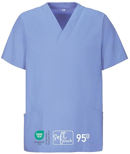 EXNER Unisex Schlupf-Kasack, OP-Kasack, Hosen-Kasack, in 16 Farben lieferbar