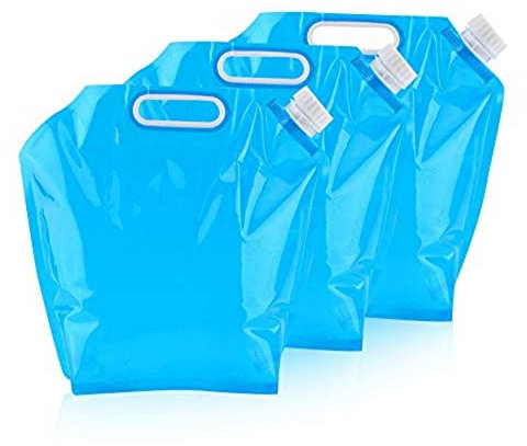 3 x 10L bidon d'eau Pliable bidon Pliable réservoir d'eau réservoir d'eau Potable réservoir d'eau pour Camping en Plein air randonnée Voyage 10L bidon d'eau Pliable