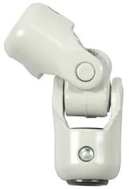 Genouillère pour tige d'entraînement 6 pans 7mm et tringle Ø12mm acier blanc