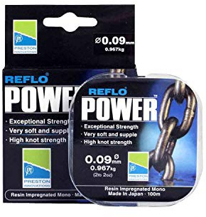 Preston Innovations Reflo Power Mono Monofilschnur 100m Angeln