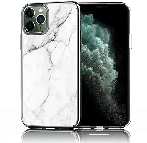 Verco Handyhülle für iPhone 11 Pro Max Case, Premium Muster Handy Cover für Apple iPhone 11 Pro Max Hülle weiches Flexibles TPU Case (6,5 Zoll), Marmor
