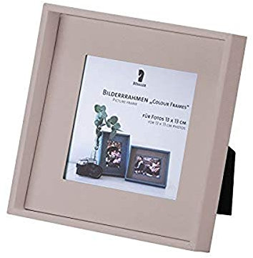 Rössler Papier 1300452495 - S.O.H.O. Bilderrahmen, Colour Frames, Format 13 x 13 cm, Taupe, 1 Stück