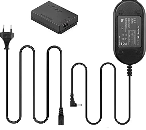 CA-PS700 AC-Netzteil DR-E12 ACK-E12 DC-Koppler LP-E12 Dummy-Akku für Canon EOS M50 Mark II, EOS M M2 M10 M50 M100 M200, Kiss M, Kiss M2 Kameras