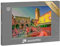 puzzleYOU: Puzzle 48 Teile „im Kunst-Stil von Franz Marc - Piazza Vecchia in der Altstadt von Bergamo“