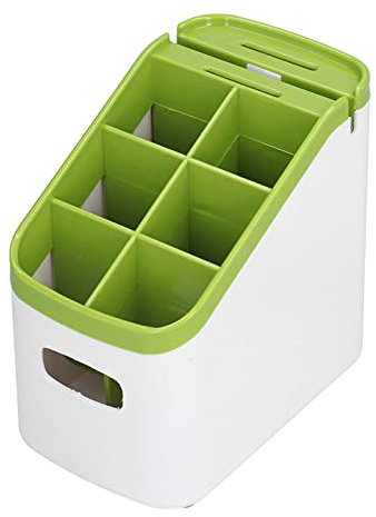 BORDSTRACT Soporte Para Cubiertos, Estante De Utensilios, Porta Cubiertos Mesa, Organizador Cubiertos, Con Desagüe Para Cuchillos Para Almacena