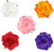 DRESHOW 5 Stücke Blume Haarspange Haarclip Rosen Haarnadeln Haarschmuck für Mädchen Damen Party Hochzeit Tänzerin