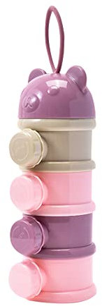 Dispensador portátil de fórmula, dispensador de leche en polvo para bebés, contenedor de almacenamiento de alimentos, caja de dulces y frutas, recipientes de aperitivos para viajes, actividades al