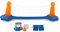 Ensemble de Filet de Volley-ball Gonflable pour Piscine, Usage Multiple, Support de Basket-ball de Volley-ball Aquatique Réglable, Jouet de Jeu de Natation Flottant de Jardin D'étang Amusant avec 2 Sa