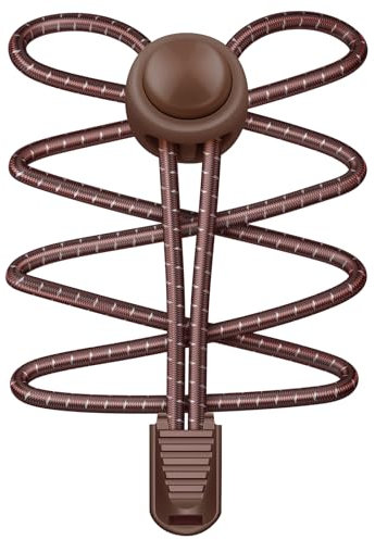 UpUGo 1 Par Cordones Sin Atar, Cordones Elásticos, Talla única Para Adultos