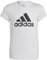 adidas Mädchen Essentials Big Logo Cotton Tee, White/Black, 14-15 Years