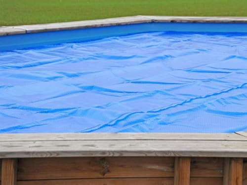 Cubierta isotérmica para piscinas de madera ovaladas 382 x 282 cm