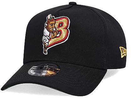 New Era Buffalo Bisons Black Gold 9Forty A Frame Snapback Cap