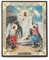 NKlaus Auferstehung Jesus Christus Ostern Holz Ikone 10x12cm christlich orthodox 13919