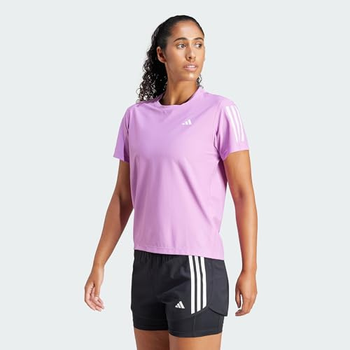 adidas Damen Own The Run Base Tee, preloved Purple, XS