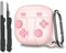 RFUNGUANGO Custodia Compatibile con Samsung Galaxy Buds 2 Pro/Buds Pro/Buds Live/Buds 2/Galaxy Buds FE con portachiavi, a tema console di gioco,Rosa