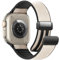 WestEagle Magnetic Leather Watch Strap Compatible with Apple Watch 46mm 42mm(S3/2/1) 44mm 45mm 49mm Genuine Leather with Magnetic Buckle Strap for iWatch Series Ultra/Ultra2/10/9/8/7/6/5/4/3/2/1/SE
