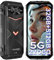 DOOGEE V MAX Pro Rugged Smartphone 5G, 22000mAh/33W, 512GB/TF 2TB, Android 14 Rugged Phone, 6.58” 120Hz FHD+, 108MP+20MP Night Vision, 5G Dual SIM Waterproof Phone, Face/Fingerprint Unlock/NFC, Black