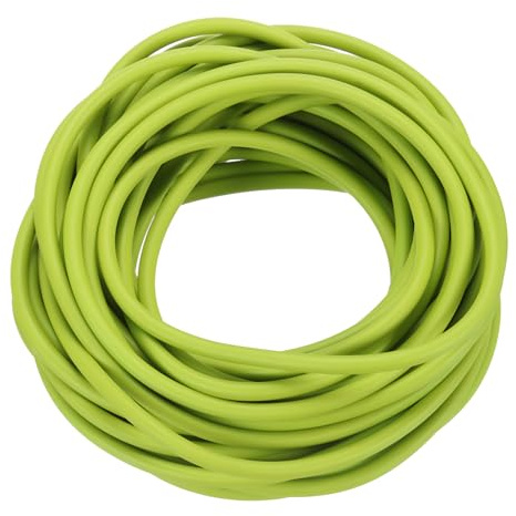PATIKIL 26 Ft(8M) Naturlatexschlauch, 1/16(1,8mm) ID x 3/16(4,2mm) OD Zwille Gummischlauch für Sport, Fitness, Spielzeug und Versuche, Hochwertiger Naturlatex, Rutschfest, Grün