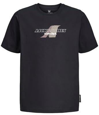 JACK & JONES Herren Jcotier Front Print Tee Ss Cn Sn Jnr