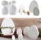 Moules en silicone pour Pâques - 5 œufs de Pâques - Moule en silicone - Moule en silicone - Pour décoration d'œufs de Pâques DIY - Décoration de Pâques (B)