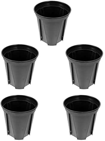 Sosoport 5stücke Kunststoff Blumentöpfe Für Haus Und Balkon Dekorative Pflanzgefäße Für Grünpflanzen Und Blumen
