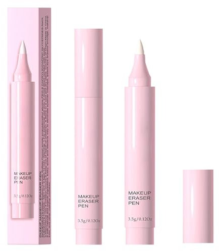 Eye Makeup Corrector, Quick Fix Makeup Remover Pen, 3.5g Precision Touches Up Tool with Natural Ingredients, Effortless Removal for Lips, Mascara, Eyebrows