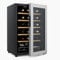 Générique Cave à Vin de Service Inox Premium – 25 ou 32 Bouteilles – Étagères en Bois, Température Réglable 6-14°C – Design Élégant pour Usage Domestique ou Professionnel (25 Bouteilles)