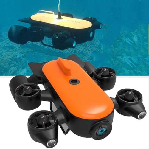 Underwater Drone with 4K UHD Camera, Remote Control ROV with Claw for Real-time Streaming, Ideal for Fishing and Marine Exploration
