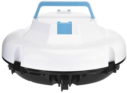 Luocute Robot Piscine Cleaner Aspirateur Automatique Robot Piscine Sans Coordonné avec Deux Moteurs 5200mAh Batterie 120 Minutes Runtime pour Inground Au-dessus du Sol Jusqu'à 50 M² (UE)