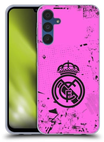 Head Case Designs Offizielle Real Madrid CF Rosa Urban Gel Handyhülle [Militärischer Schutzgrad] Kompatibel mit Samsung Galaxy A15
