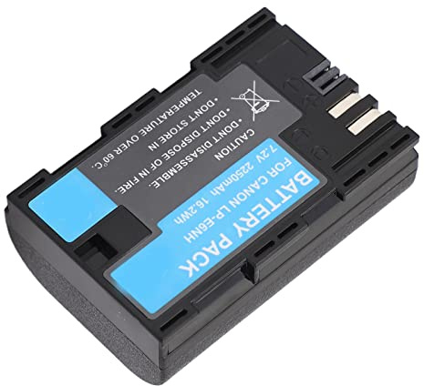 CHICIRIS Hochkapazität Wiederaufladbare -Batterie Schneller Ladeumgebungsschutz für R5 R6 90d 60d 70d 80d 5d II 5d III IV 6d 6d II 7d 7d Mark