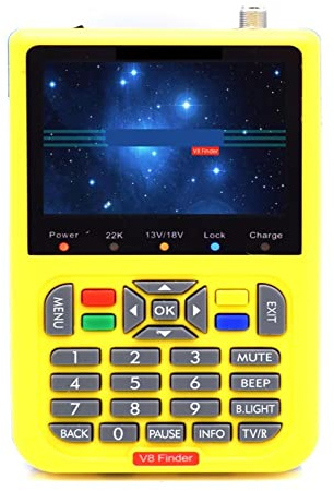 V8 Finder 3,5 Zoll DVB-S2X/S2/S 1080P HD Receiver TV-Signalempfänger 8 Finder 2 Digitaler Satellitenfinder, Sat-Tracker