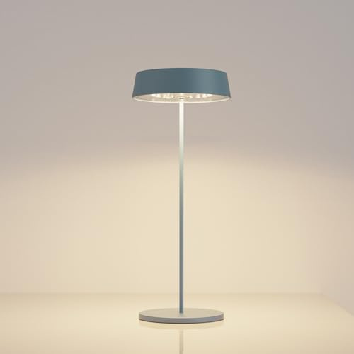 Palmina 901- LED Tischlampe kabellos mit Touch, dimmbar,Aluminium Outdoor-Tischlampe, IP54 wasserdicht, kabellose Tischleuchte für Restaurant, Schlafzimmer, Bar, Camping und Garten