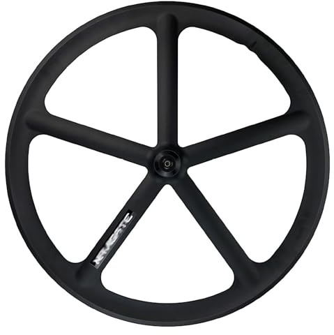 700C Magnesiumlegierung 5 Speichen Vorderrad 100mm V-Bremse Vorderradnaben Fixie-Laufräder Für 700x23-28C Reifen