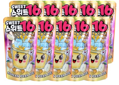 Sweet16 Koreanische Birnenlimonade zuckerfrei 200ml 10er Pack