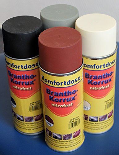 Brantho Korruxnitrofest 400 ml RAL 1015 hellelfenbein Komfort-Sprühdose, Rostschutzfarbe