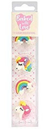 Culpitt Mit Liebe Gebacken Einhorn Regenbogen Zuckerdekorationen Kuchendeckel