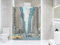 Vinilo Transparente para Mamparas de Ducha y Baños Nueva York | Varias Medidas 60x185cm | Adhesivo Resistente y de Fácil Aplicación | Pegatina Adhesiva Decorativa de Diseño Elegante