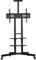 Yaheetech Mobile TV Stands with Wheels for 32-75 inch Plasma/LCD/LED Screens, Height Adjustable TV stand with Lockable Wheels & 3-Tier Storage Shelves, Holds 50 KG TV Screen
