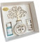 Regalami.shop, profumatore albero cm. 14,5 con scatola, confetti, essenza, nastro, per tutte le cerimonie