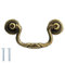 Decoranddecor Antique Copper Brass Vintage Round Pull Swing Ring Kitchen Bathroom Bedroom Cabinet Door Knobs Drawer Furniture Handles (64mm Swing Handle, Antique Copper) (Antique Brass)