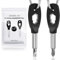 Poswlto Keychain Screwdriver Tool 2 Pack, 6-in-1 Screwdriver Set, Flathead and Phillips Bit, Hex Socket Wrench, Christmas Stocking Stuffers, Cool Gifts for Men, Father, Husband, Employee