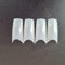French Half Cover False Nail Tips - 100pcs Press on Nails for Acrylic Extensions in 10 Sizes