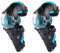 VOMI Rodilleras Enduro MTB, PC + PE Shell, Protección de Rodilla Adultos Espinillera Moto Hombre para Bici Motocross Motocicleta Ciclismo, Negro Blanco/Azul/Amarillo,Azul