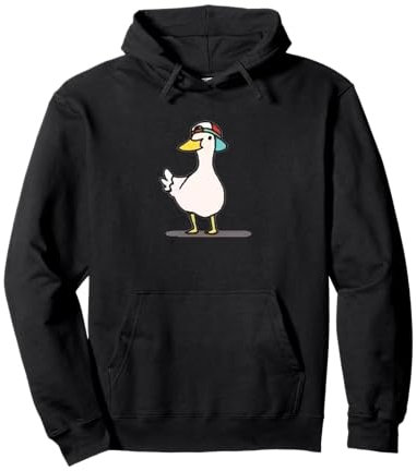 Shuba Duck Tanzende Ente Meme mit Hut Pullover Hoodie